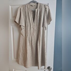 LOFT Linen Dress Size 10